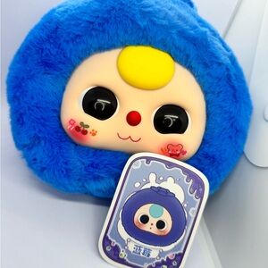 Baby Three Fruit Mini Bag 400% Face Blue Plush